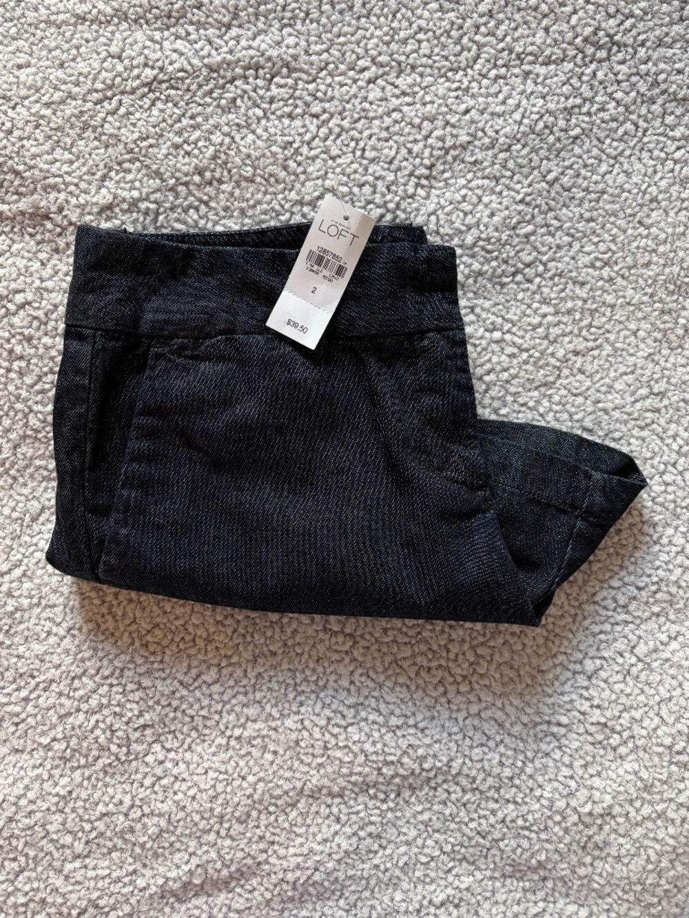 LOFT Jean Shorts, Dark Blue color - Size 2 (NWT)